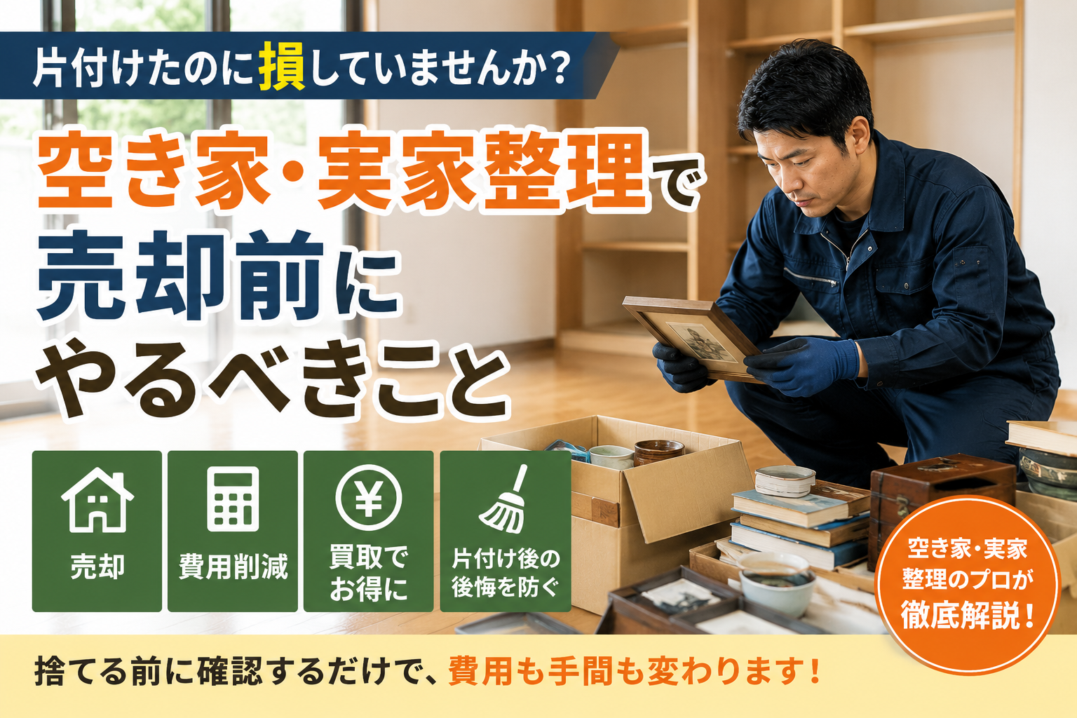 片付け業者選びで失敗しない方法｜見積前に確認したいポイント - お
