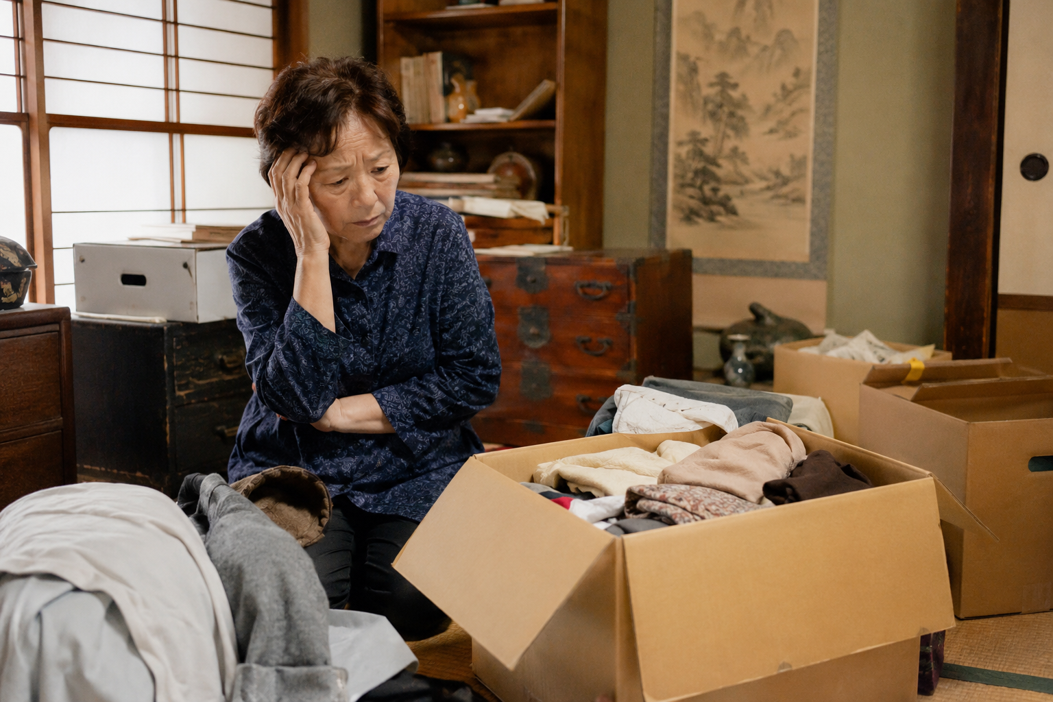 実家整理を自分で始めたけど進まない…無理せず片付けを進める判断